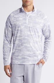 johnnie-O Patton Camo Half Zip Pullover