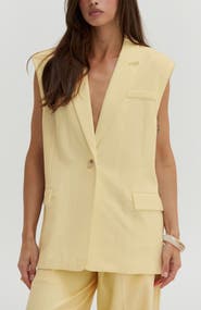CRESCENT Oversized Blazer Vest