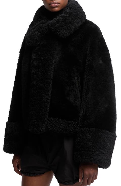 Gobain Mixed Media Genuine Shearling Jacket