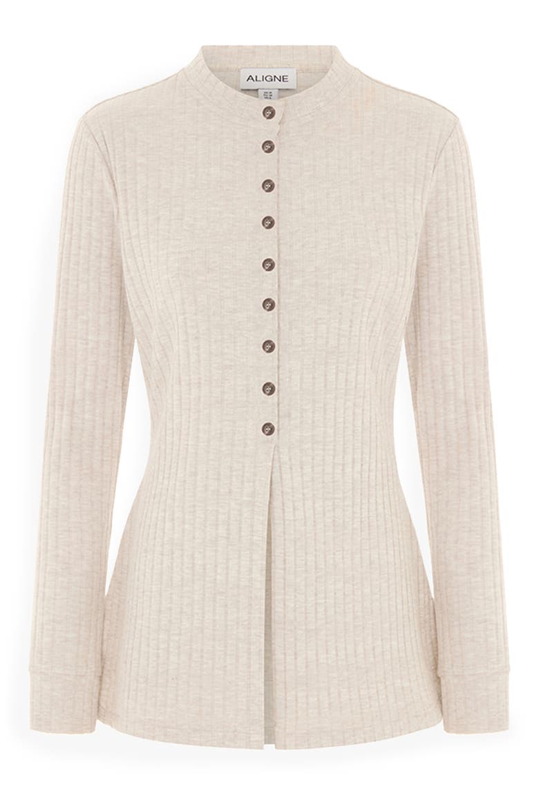 Daphne Rib Cardigan, Alternate, color, OATMEAL MARL