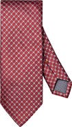 Eton Geometric Jacquard Silk Tie