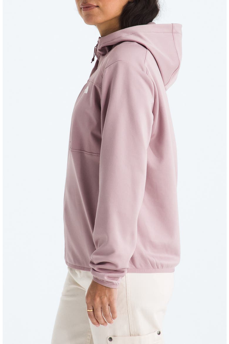 Performance Fleece Full Zip Hoodie Jacket, Alternate, color, METAL PINK