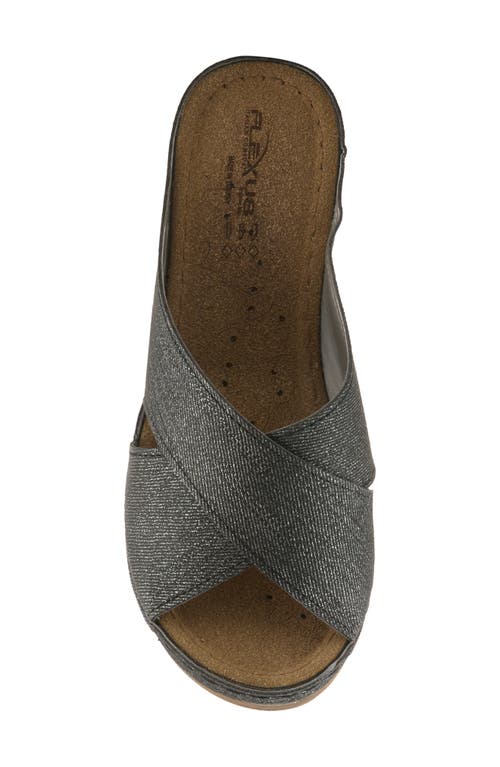 Flexus By Spring Step Wedge Sandal In Black