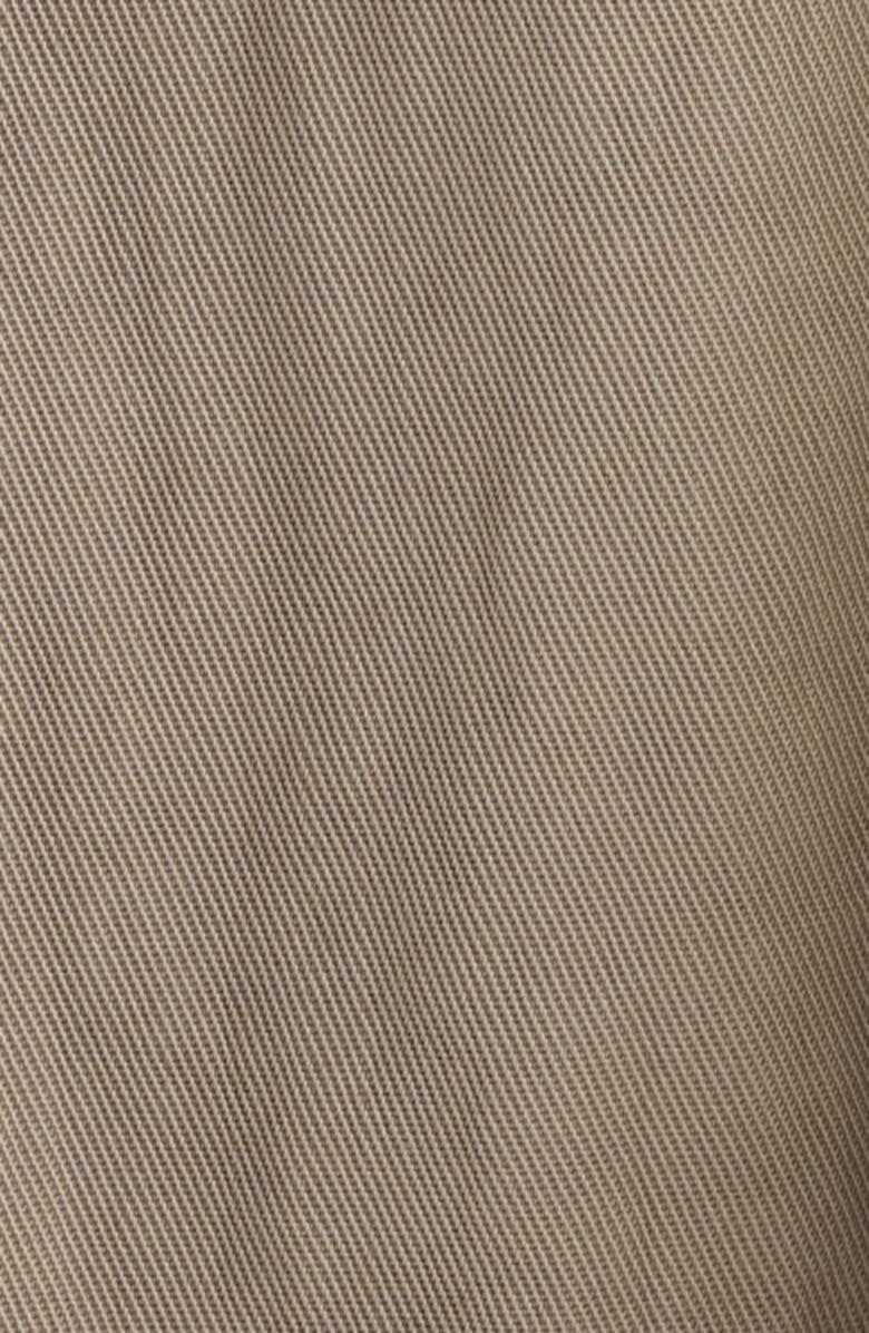 Acne Studios Belted Technical Cotton & Nylon Trench Coat, Alternate, color, Khaki Grey