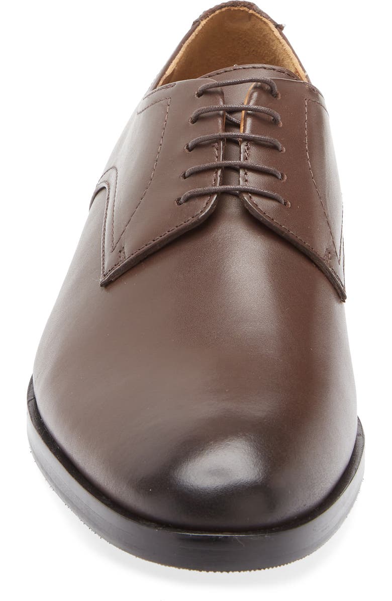 BOSS Modern Derby, Alternate, color, Dark Brown