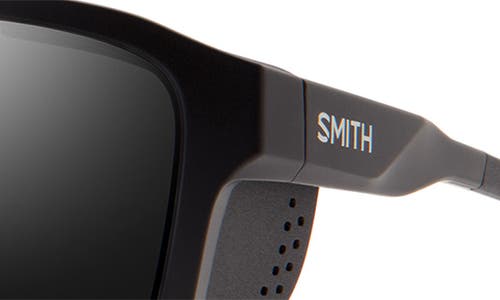 Smith Embark 58mm Chromapop™ Polarized Square Sunglasses In Black