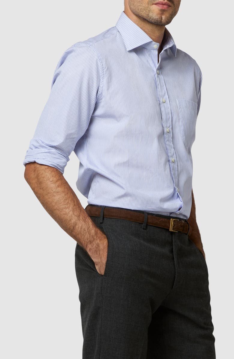 Sid Mashburn Regular Fit End-on-End Dress Dress, Alternate, color, 