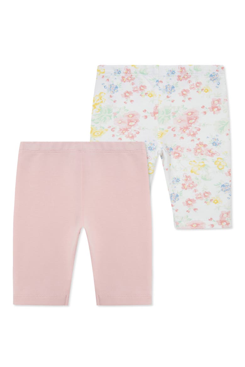 Set of 2 Assorted Cotton Leggings, Alternate, color, FLORAL