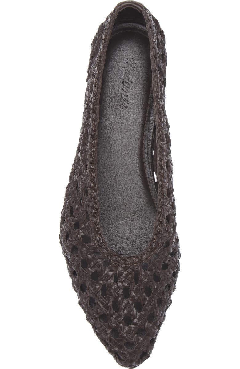 Madewell The Ruth Ballet Flat, Alternate, color, Dark Carob
