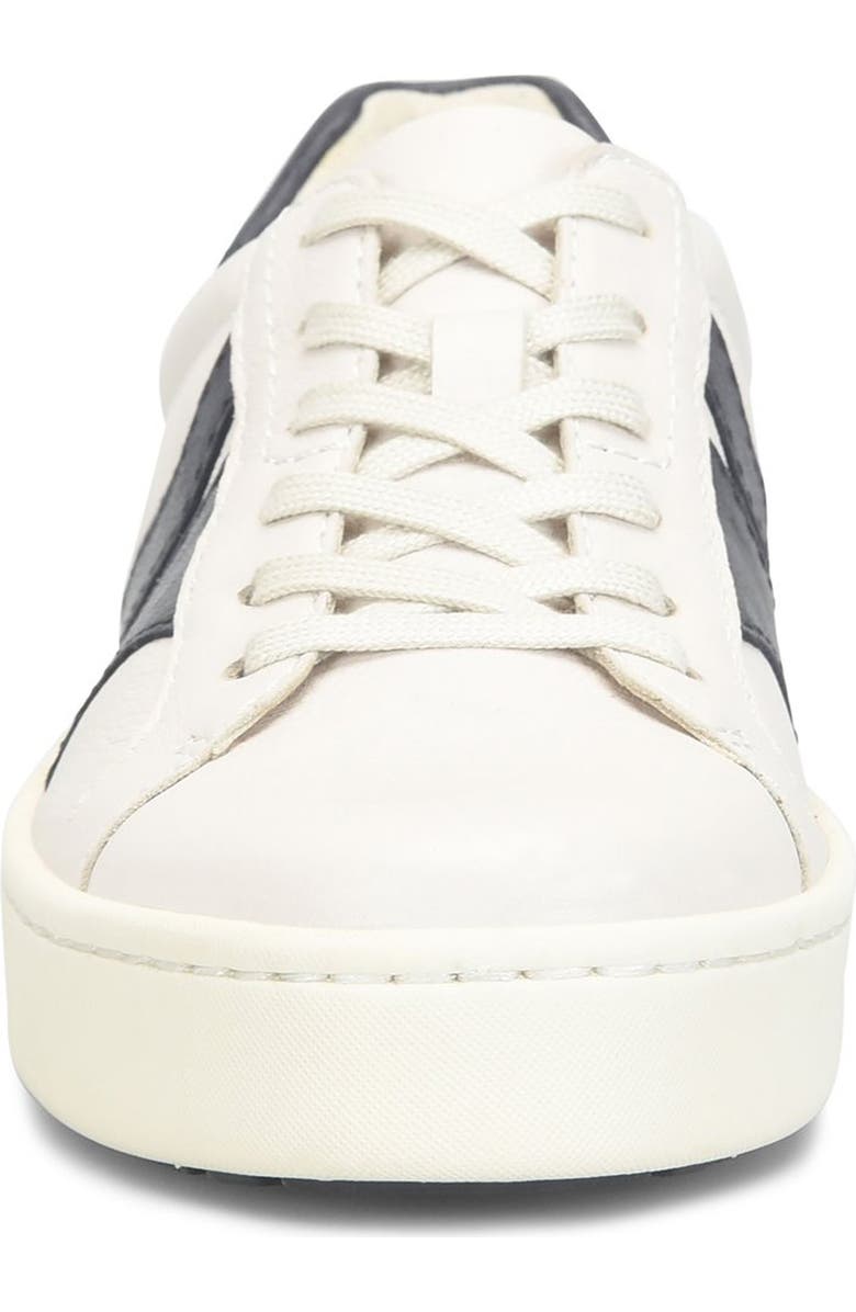 Børn Beck Tie Low Top Sneaker, Alternate, color, White Leather
