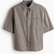 H&M Relaxed Fit Short-sleeved Cotton Shirt