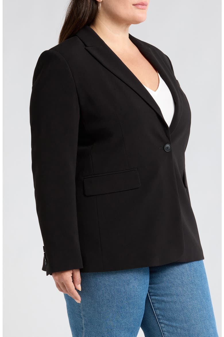 The Ingrid Classic Fit Blazer, Alternate, color, BLACK