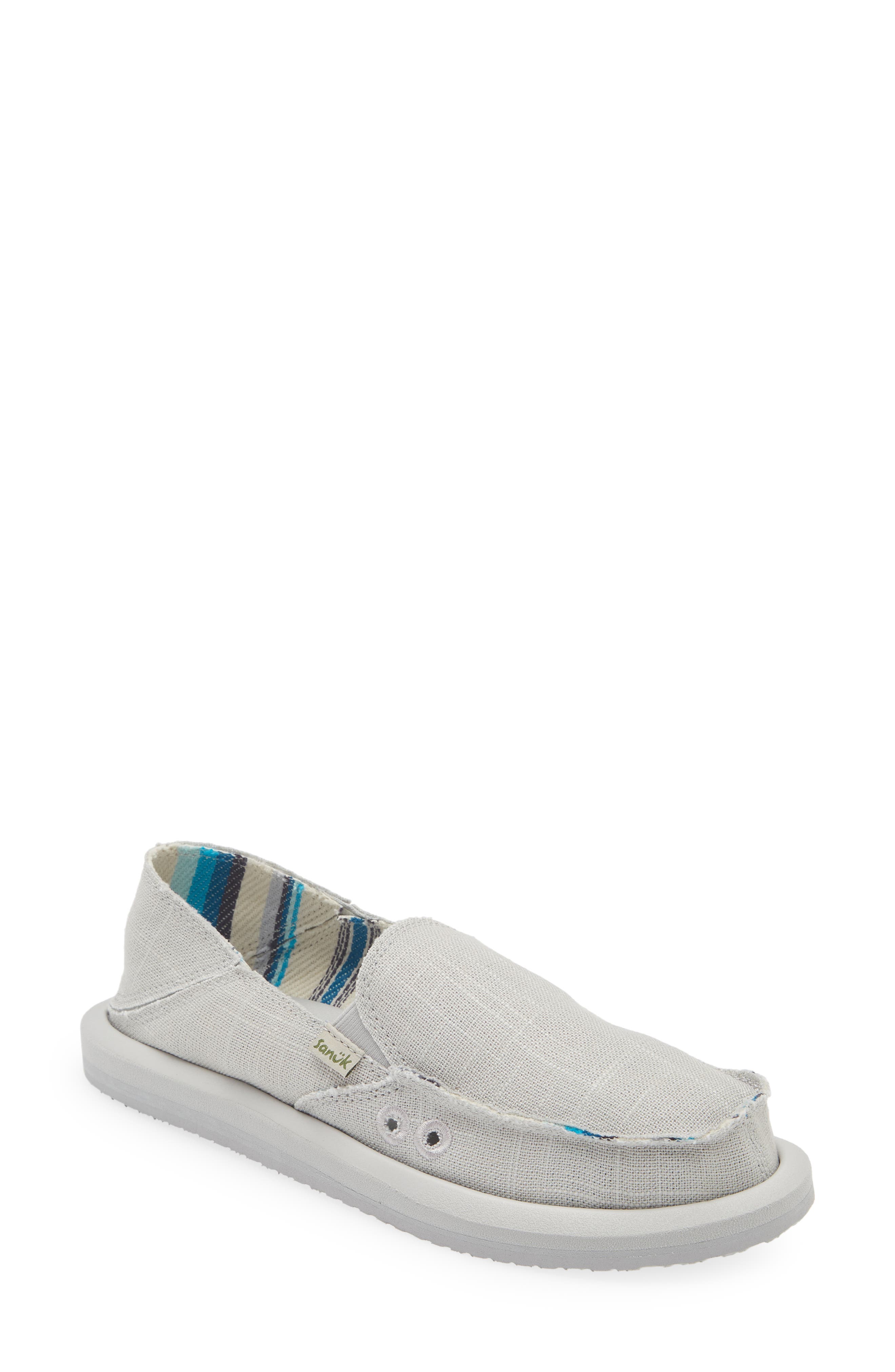 Sanuk Donna Convertible Hemp Slip-On Shoe, Main, color, 