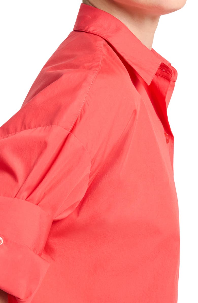 TWP Next Crop Button-Up Shirt, Alternate, color, Tomato