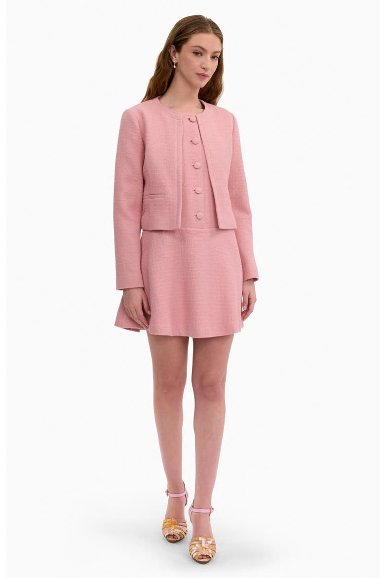 Margot Tweed Jacket, Main, color, Vintage Rose
