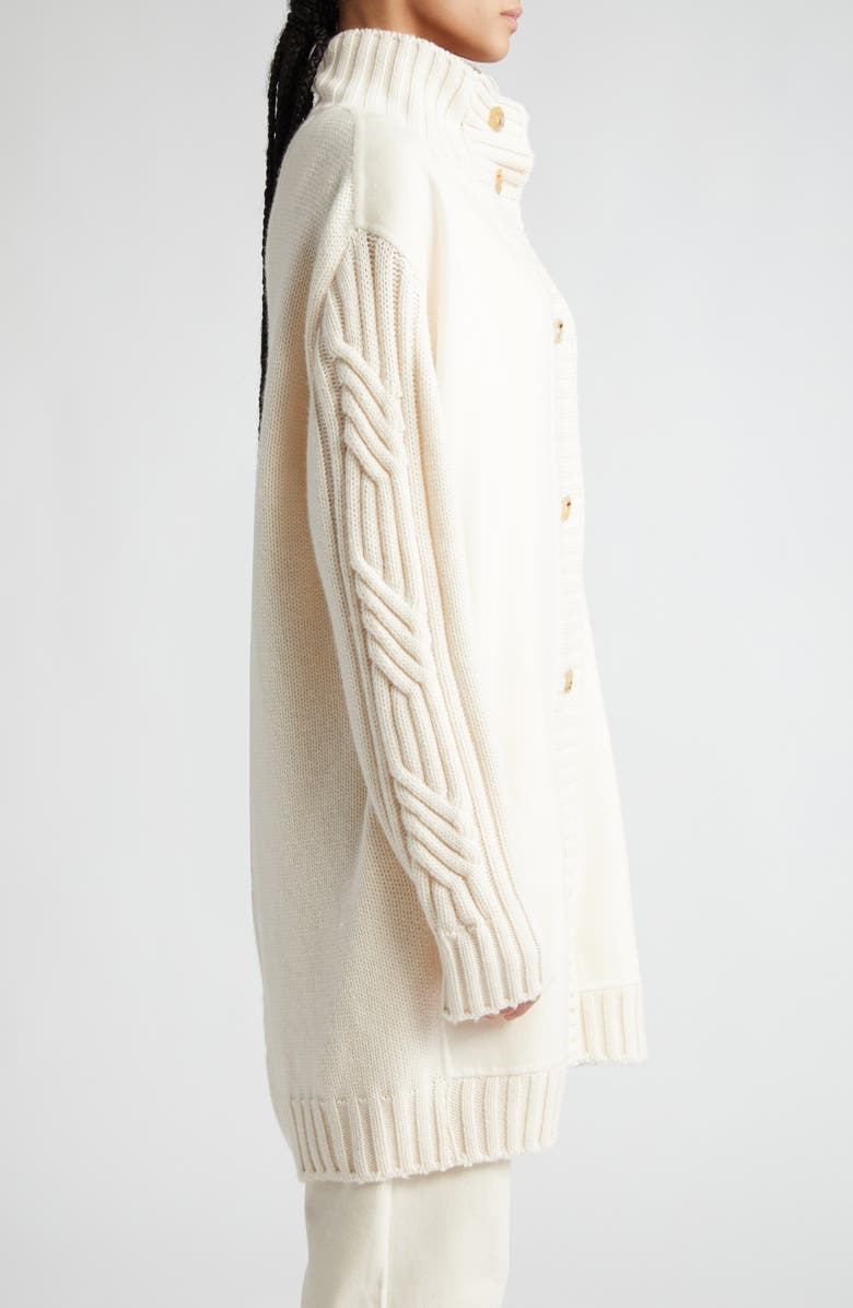 Max Mara Alcazar Wool & Cashmere Cardigan, Alternate, color, 