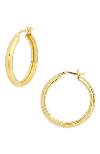 Argento Vivo 30mm Hoop Earrings In Gold