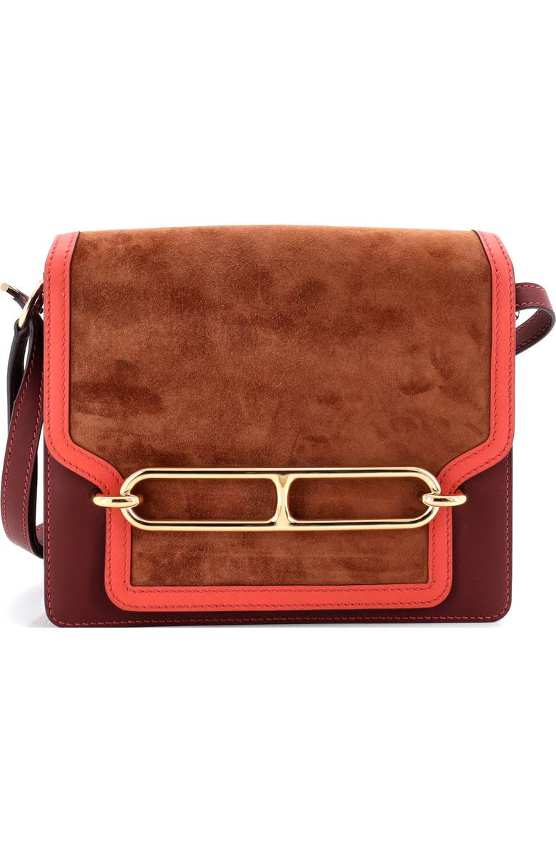 Pre-Owned Hermes Roulis Bag Doblis and Sombrero 23, Main, color, Rouge H/Sanguine/Fauve