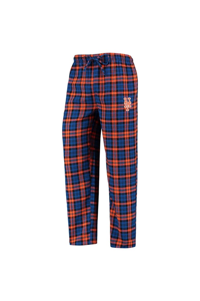 Men's Concepts Sport Royal/Orange New York Mets Lodge T-Shirt & Pants Sleep Set, Alternate, color, Royal