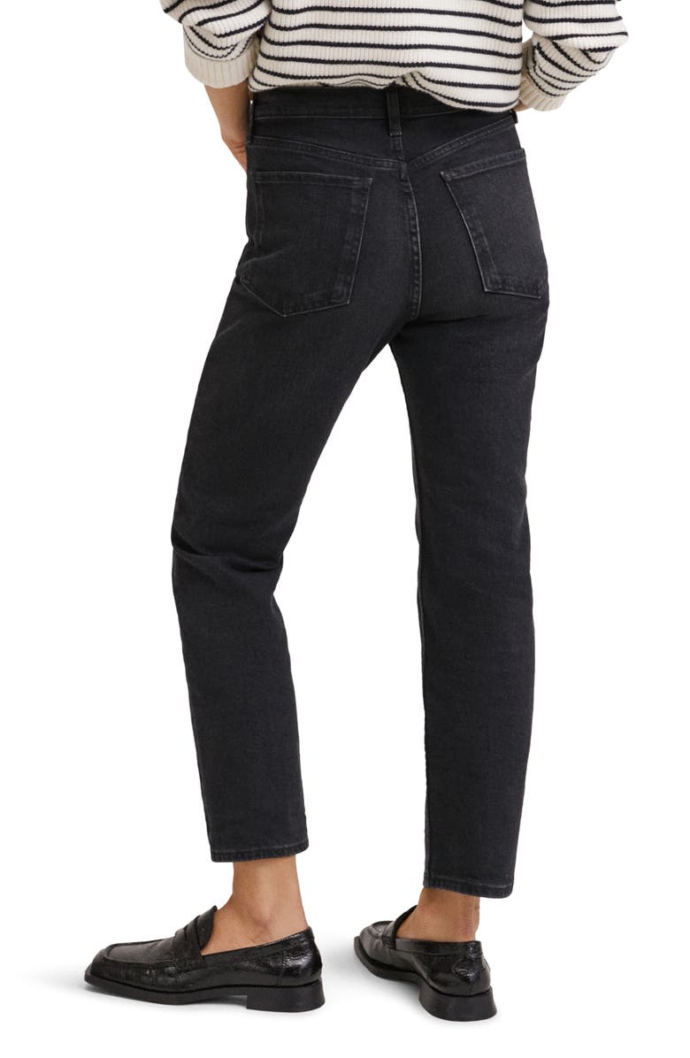 MANGO Women's Slim Fit Crop Jeans, Alternate, color,