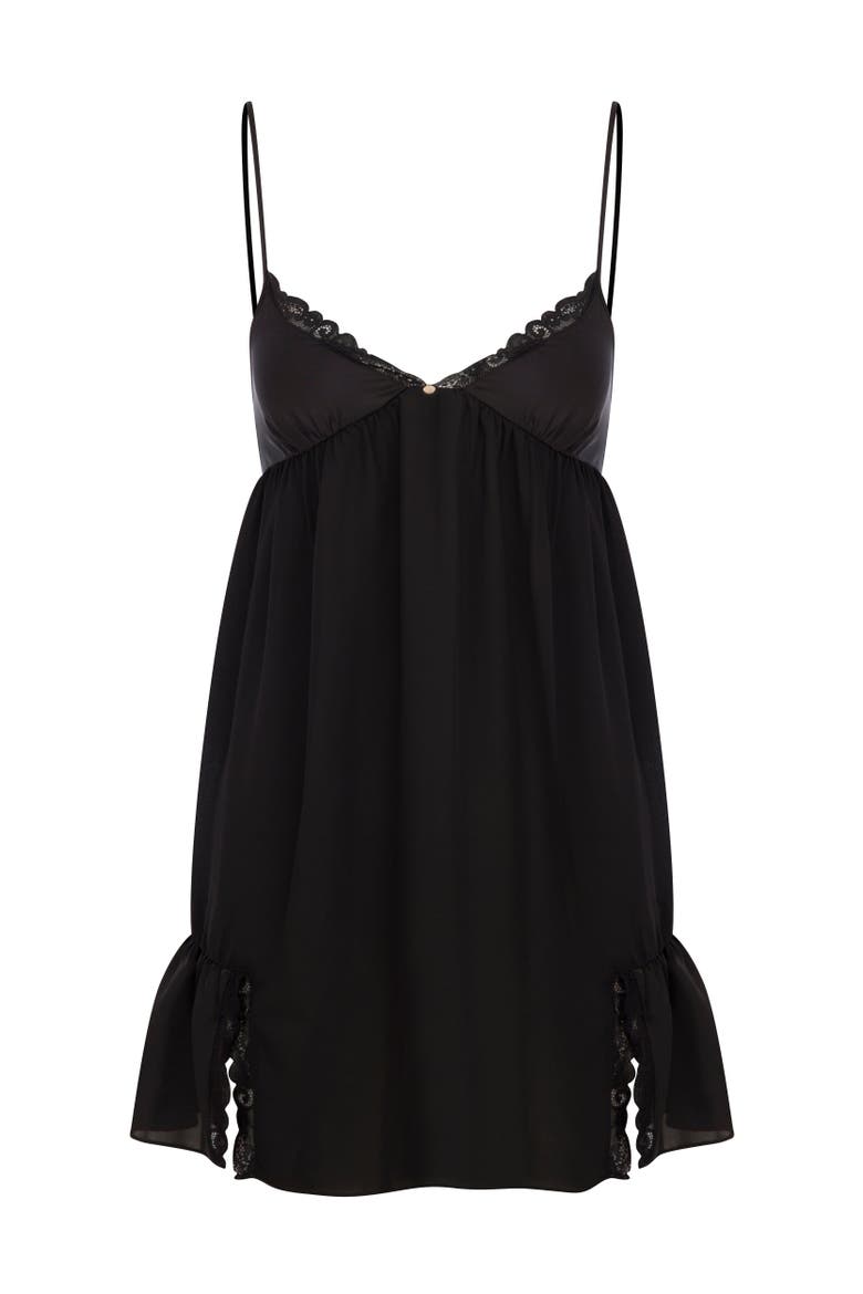 Audrey Babydoll, Alternate, color, Black