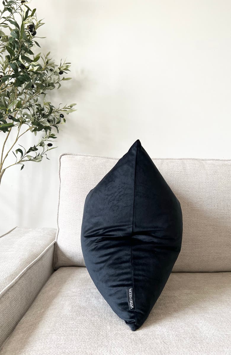 MODISH DECOR PILLOWS Velvet Pillow Cover, Alternate, color, Black Tones