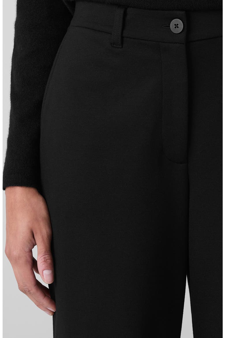 Washable Flex Ponte Wide Leg Pants, Alternate, color, BLACK