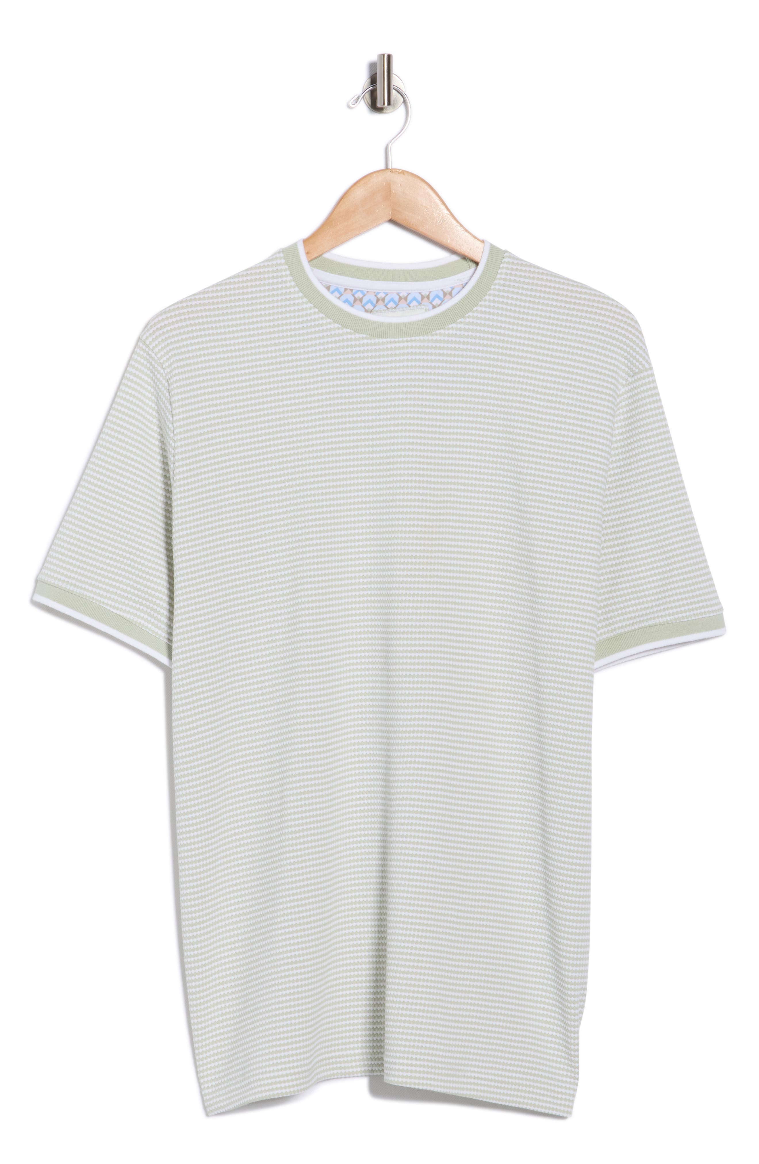 DENIM AND FLOWER Textured Crewneck T-Shirt