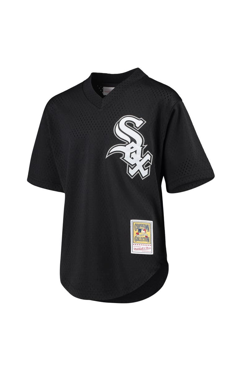 Mitchell & Ness Youth Mitchell & Ness Bo Jackson Black Chicago White Sox Cooperstown Collection Mesh Batting Practice Jersey, Alternate, color, Black