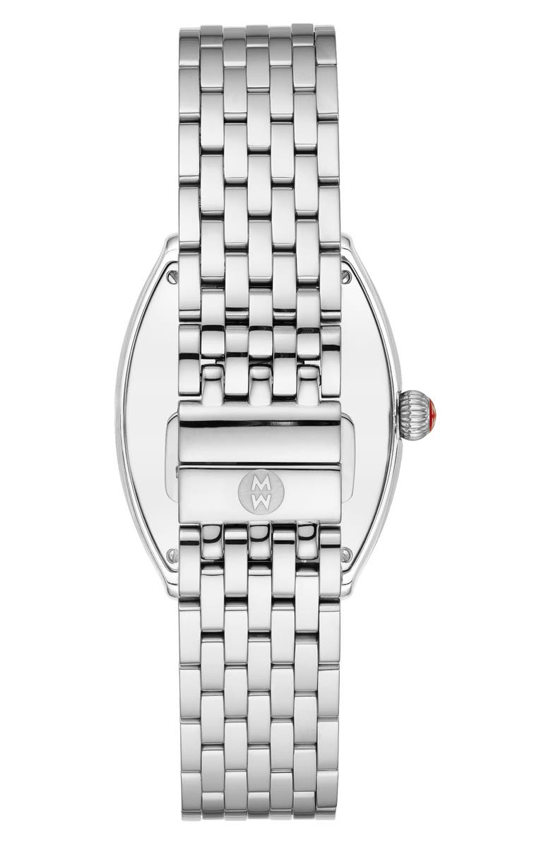 MICHELE Releve Mid Diamond Bracelet Watch, 40mm - 0.19ct., Alternate, color, Silver