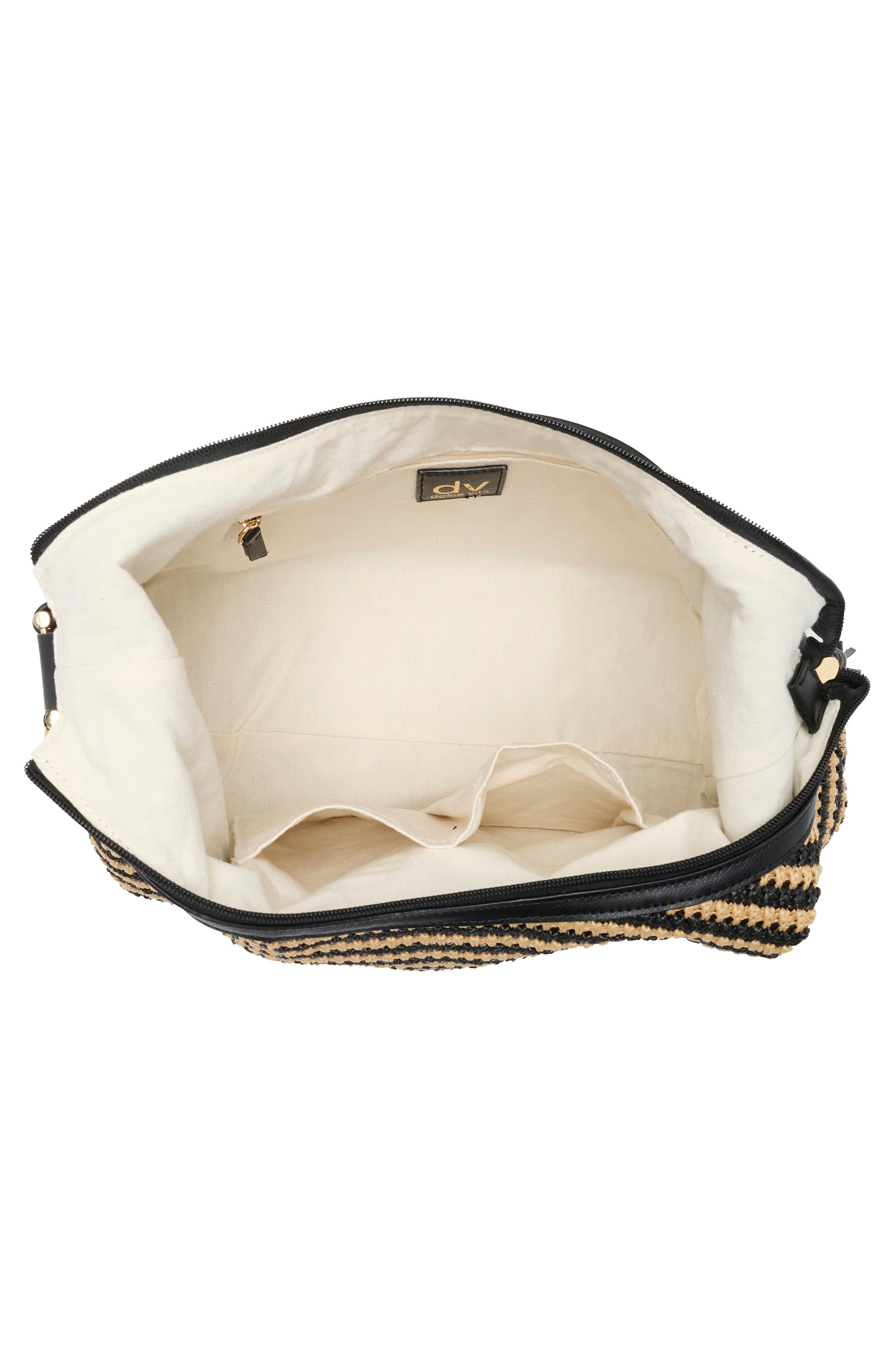 Dolce Vita Hyacin Shoulder Bag, Alternate, color, Black/ Natural