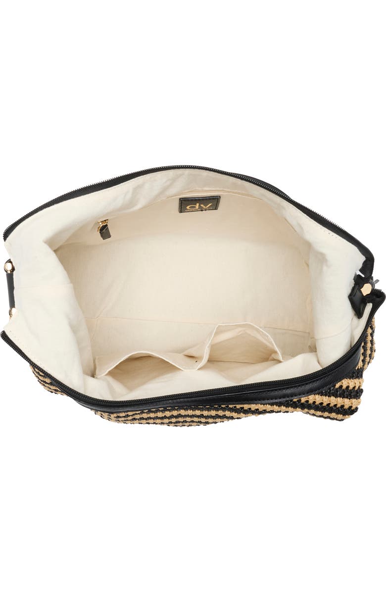 Dolce Vita Hyacin Shoulder Bag, Alternate, color, Black/ Natural