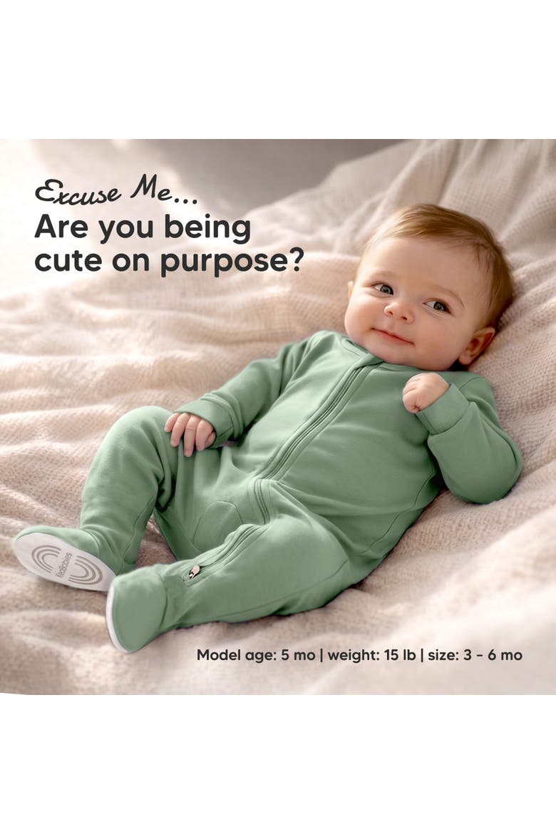 1-Pack Soothe Baby Sleep & Play Footies, Alternate, color, Ecru