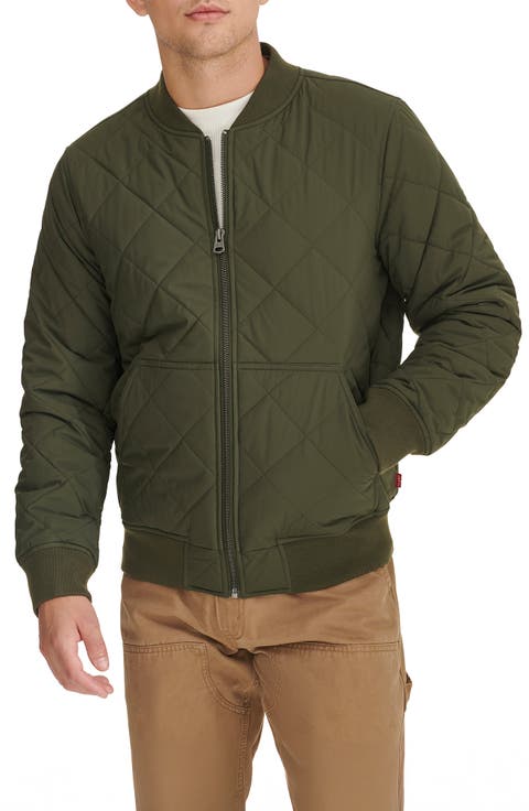 Quilted Bomber Jacket