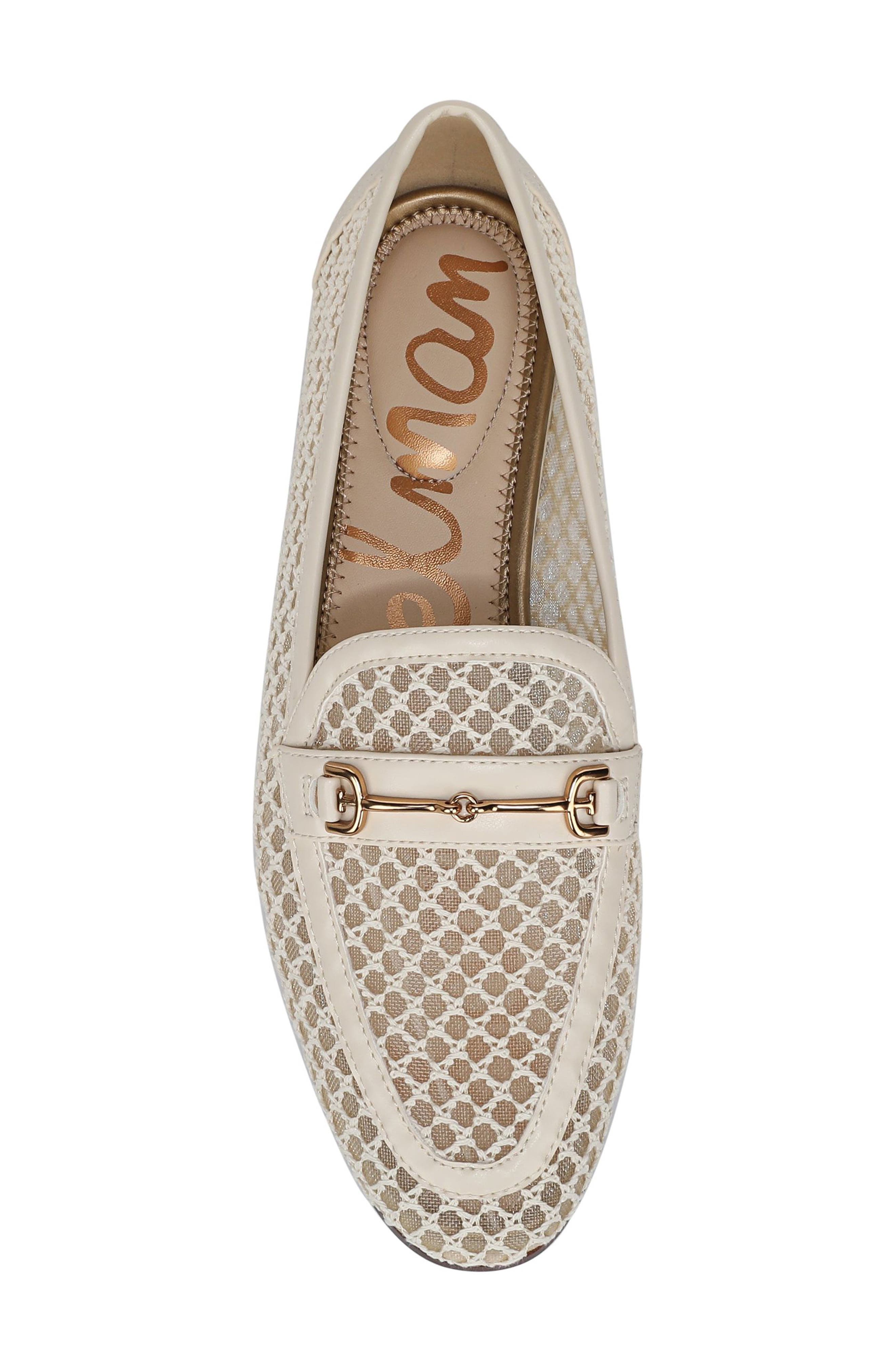 Loraine Mesh Flat, Alternate, color, MODERN IVORY