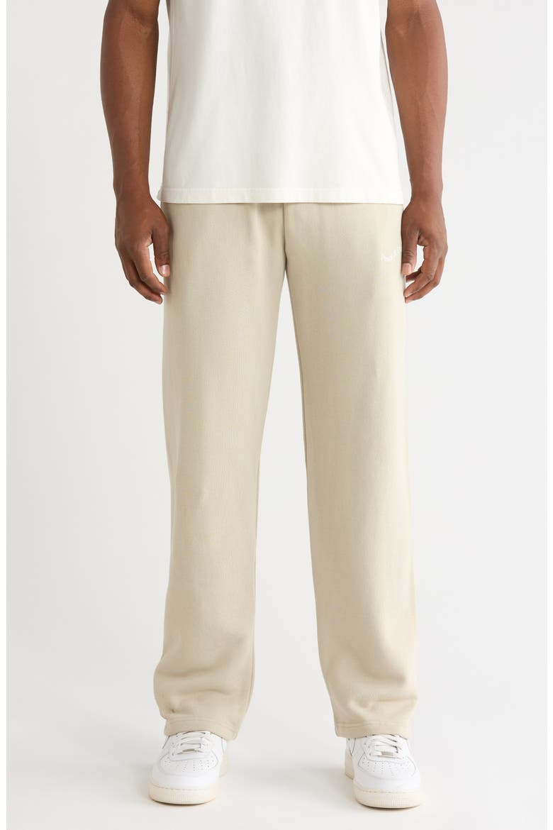 Stencil Cotton Fleece Sweatpants, Main, color, TAUPE