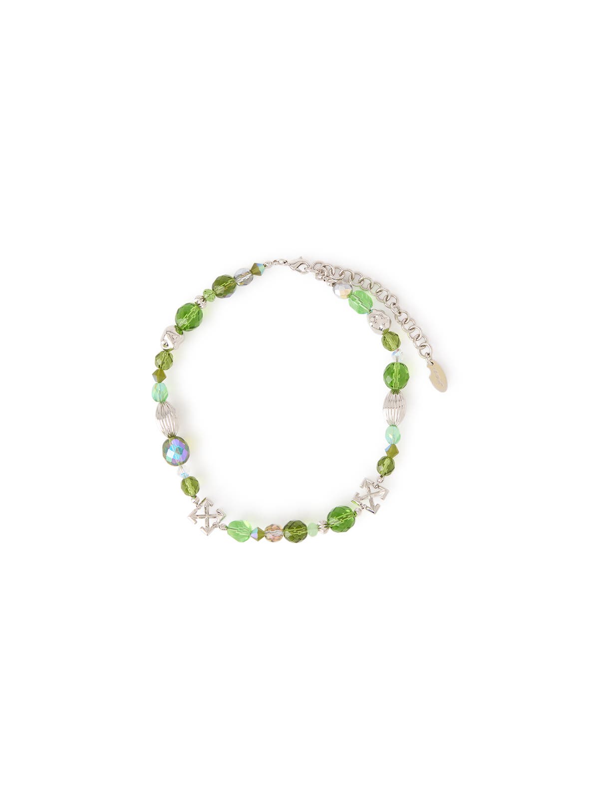 selected Green Multi / Silver