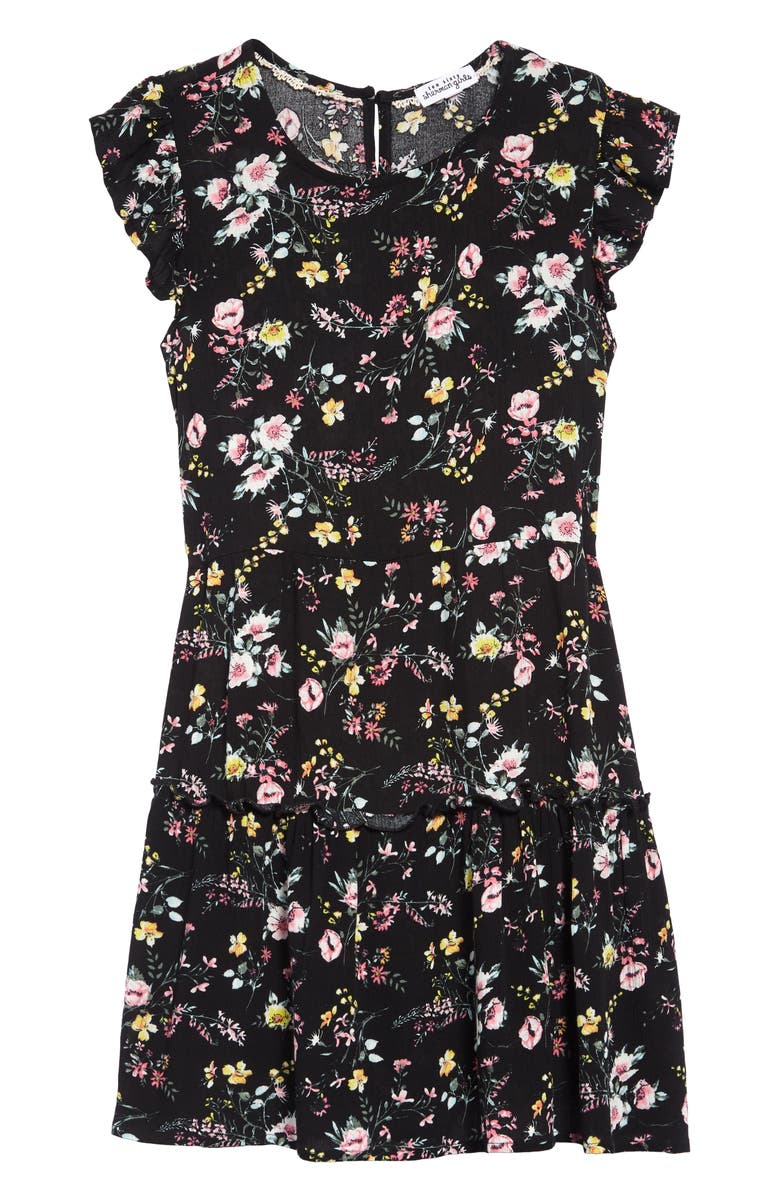 Ten Sixty Sherman Floral Fit & Flare Dress, Main, color, 