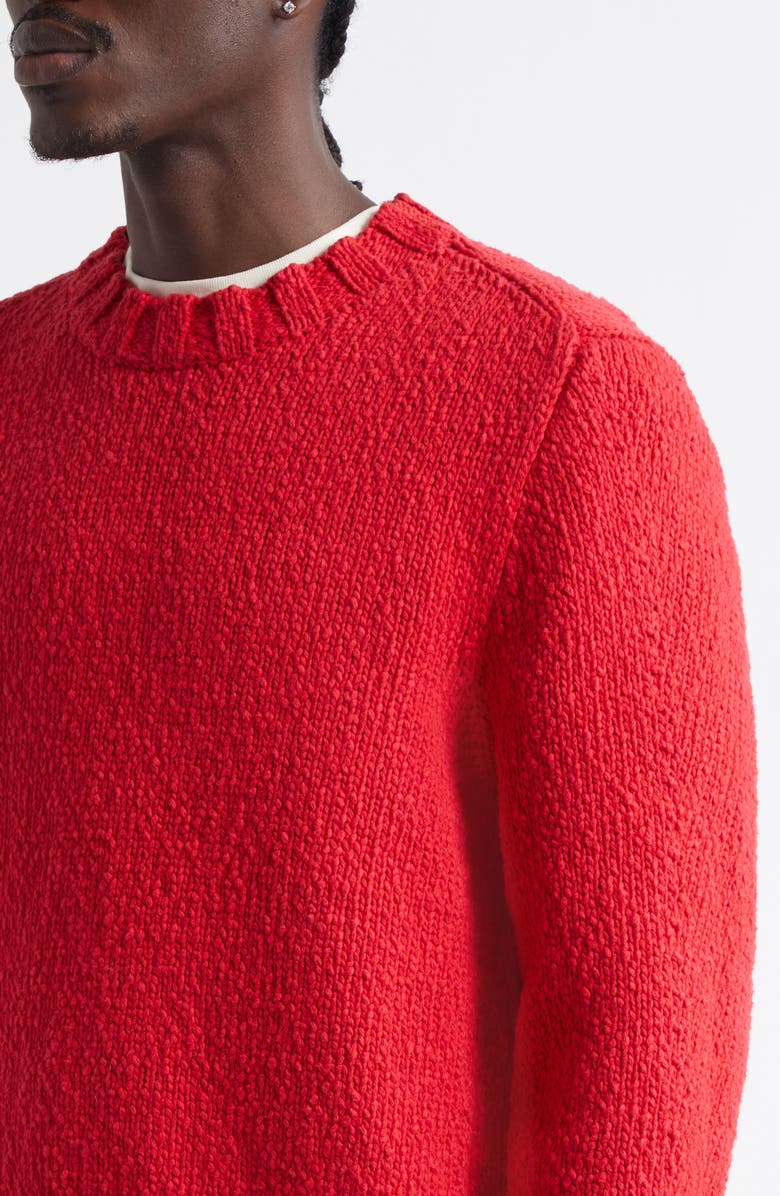 Séfr Joaquin Cotton Crewneck Sweater, Alternate, color, Cardinal Dry Cotton