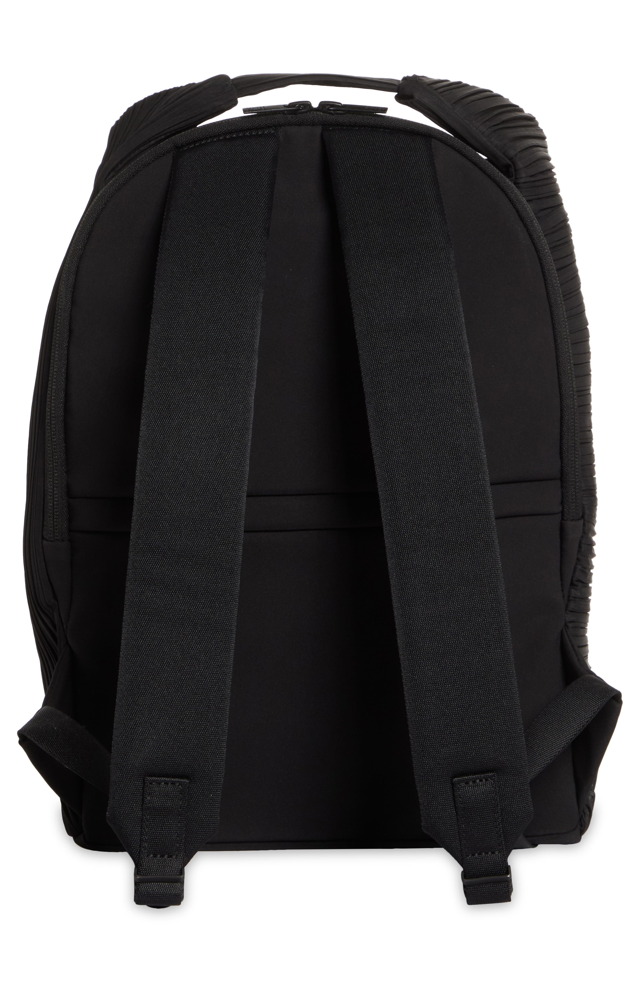 Pleats Please Issey Miyake Diagonal Pleats Backpack, Alternate, color, 