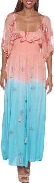 RANEES Dip Dye Maxi Dress