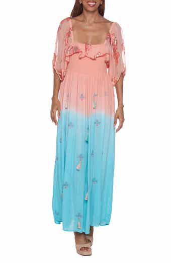 RANEES Dip Dye Maxi Dress