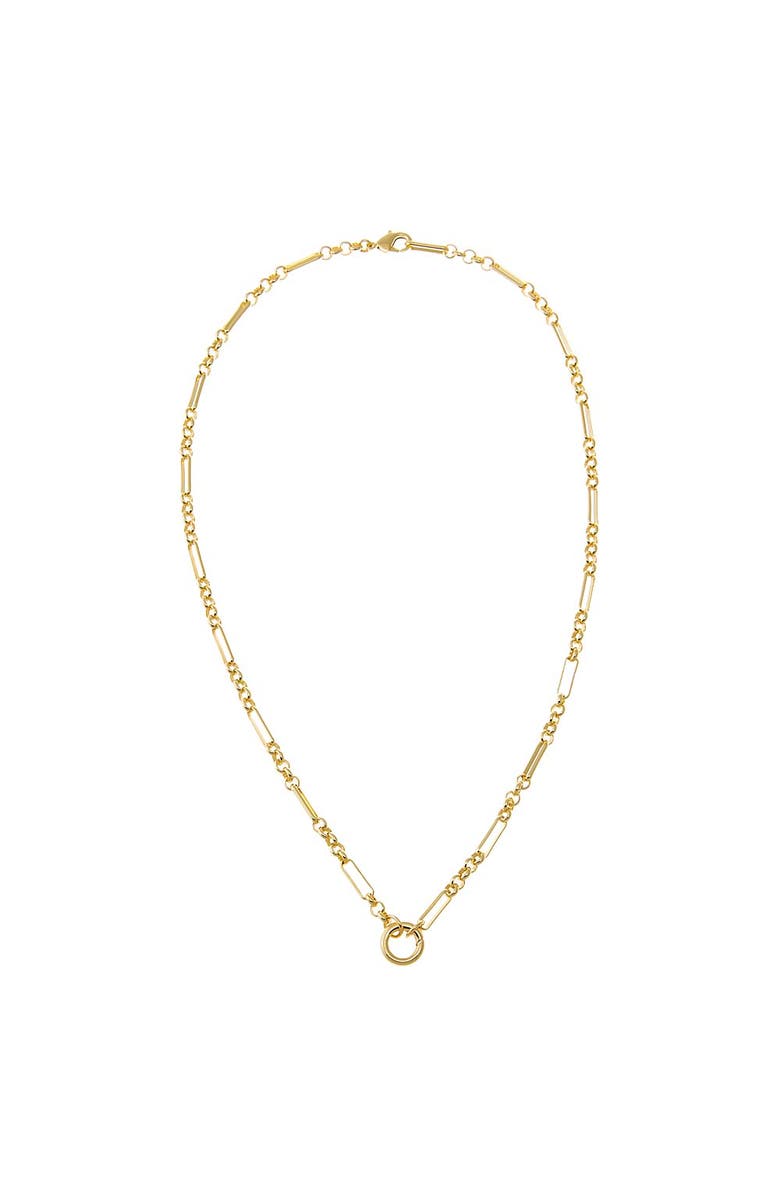 BY ADINA EDEN Solid Multi Chain Clicker Toggle Necklace, Alternate, color, Gold