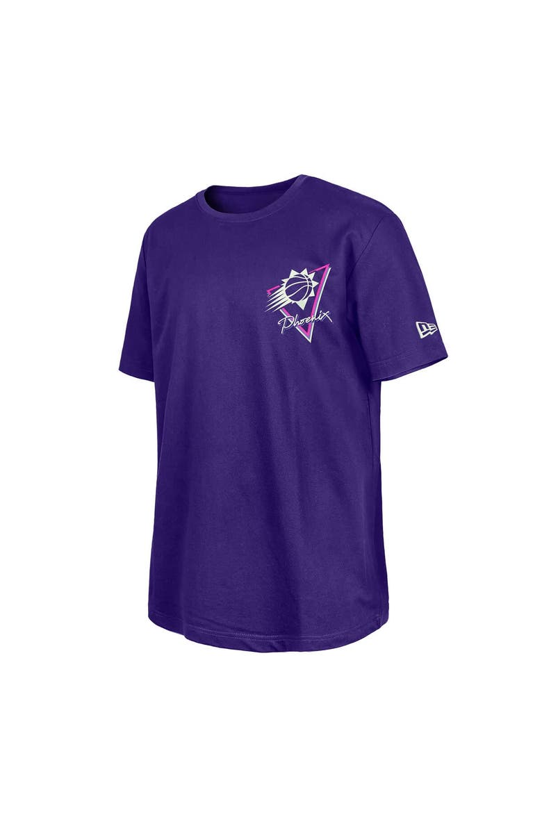 New Era Purple Phoenix Suns Glow-in-the-Dark T-Shirt, Alternate, color,