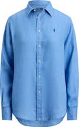 Polo Ralph Lauren Classic Fit Linen Button-Up Shirt