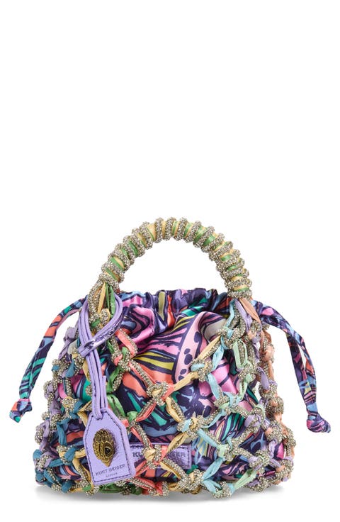 Small Crystal Macramé Bag