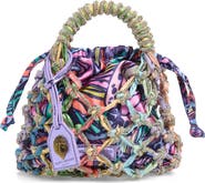 Kurt Geiger London Small Crystal Macramé Bag