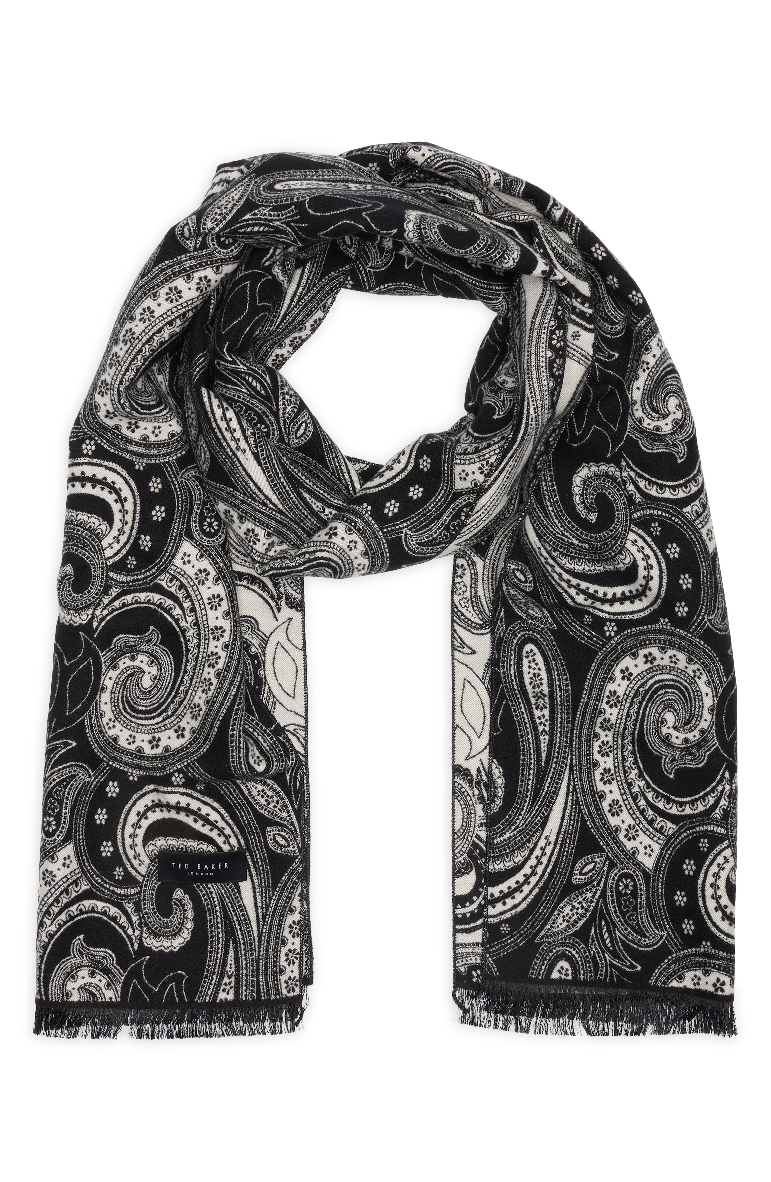 Ted Baker London Paisley Silk Scarf