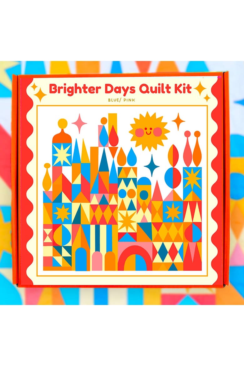 Brighter Days Quilt Kit, Alternate, color, Red