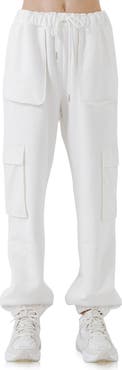 Grey Lab Pocket Loungewear Cotton Joggers